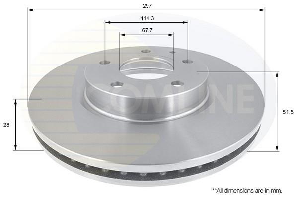 Купить ADC0473V Comline Тормозные диски СХ-5 (2.0, 2.2, 2.5)