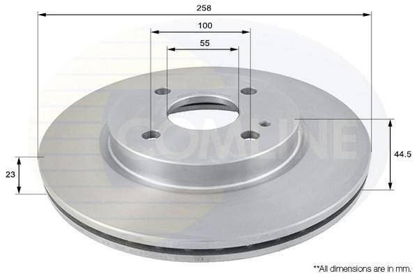 Купить ADC0457V Comline Тормозные диски Mazda 2 (1.3, 1.4, 1.5, 1.6)