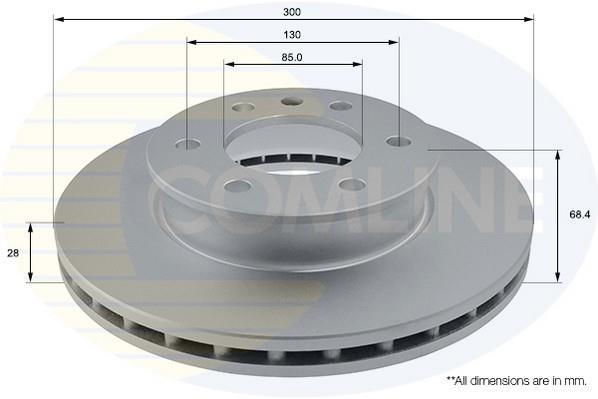 Купити ADC1640V Comline Гальмівні диски Sprinter 906 (1.8, 2.1, 3.0, 3.5)