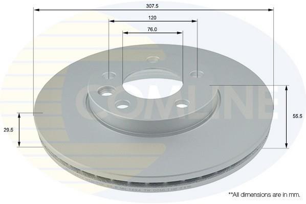 Купить ADC1451V Comline Тормозные диски Multivan (1.9, 2.0, 2.5, 3.2)