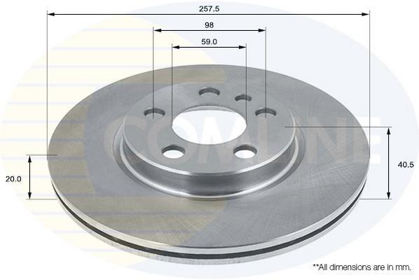 Купить ADC1513V Comline Тормозные диски Джампи (1.6, 1.9, 2.0)