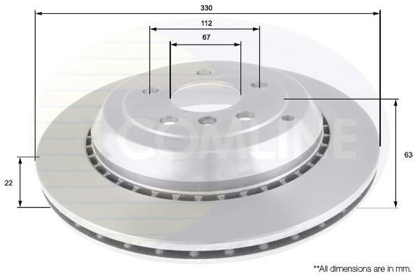 Купить ADC1649V Comline Тормозные диски М Класс W164 (3.0, 3.5, 4.0, 5.0, 5.5)