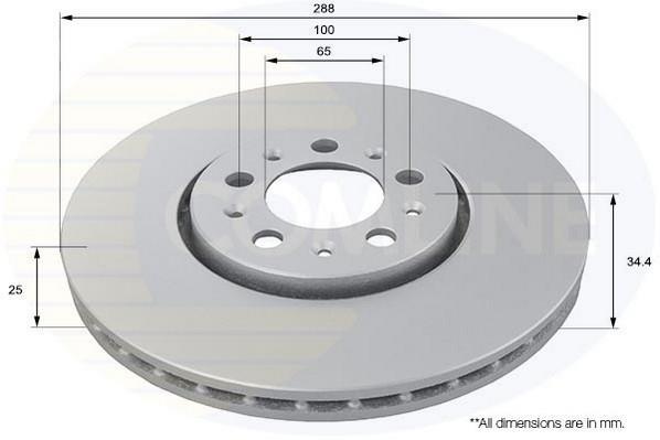 Купити ADC1420V Comline Гальмівні диски Леон (1.8 20V T, 1.9 TDI)