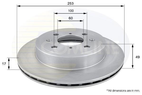 Купити ADC0920V Comline Гальмівні диски Ігніс (1.2, 1.3, 1.5)