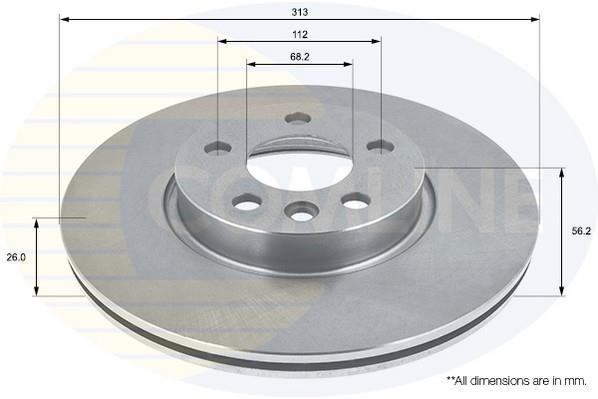Купити ADC1441V Comline Гальмівні диски Alhambra (1.8, 1.9, 2.0, 2.8)