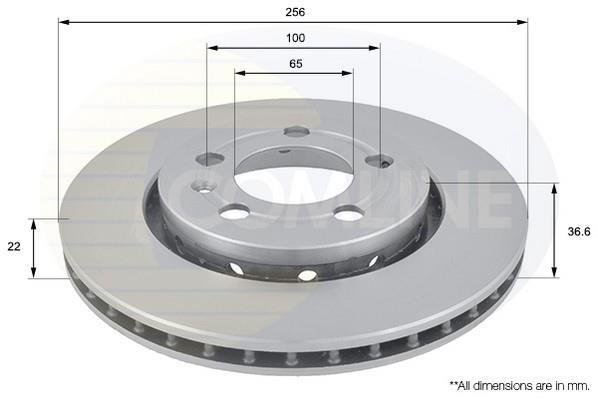 Купити ADC1447V Comline Гальмівні диски Бітл (2.3 V5, RSI 3.2 4motion)