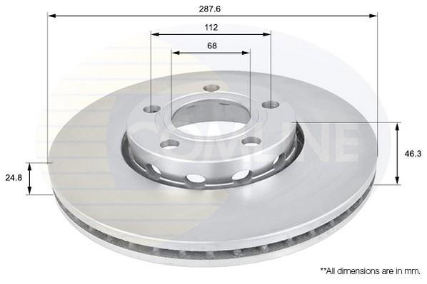 Купить ADC1417V Comline Тормозные диски Audi 100 (2.6, 2.8)