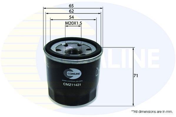 Купить CMZ11431 Comline Масляный фильтр  Мазда 3 (БК, БЛ, БМ) (1.3, 1.4, 1.5, 1.6)