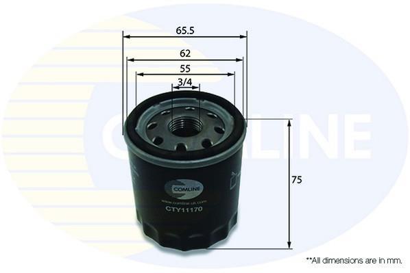 Купити CTY11170 Comline Масляний фільтр  Prius (1.5, 1.5 Hybrid)