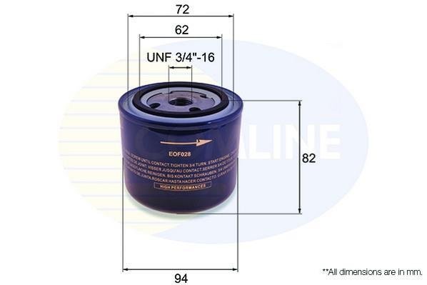 Купить EOF028 Comline Масляный фильтр  Вольво 340 (1.4, 2.0, 2.1)