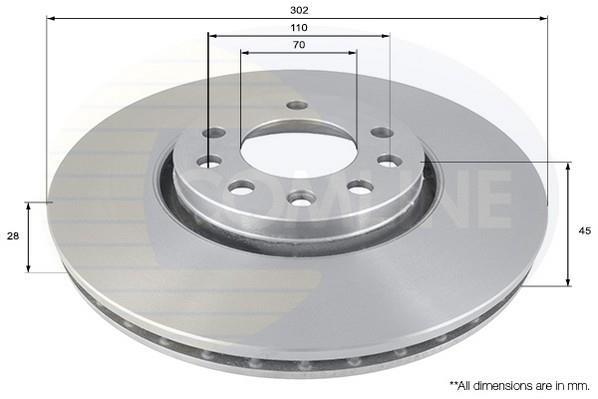 Тормозной диск ADC1115V Comline фото 1
