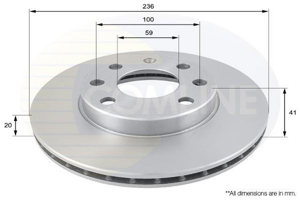 Купить ADC1047V Comline Тормозные диски Спарк М300 (0.8, 1.0, 1.2)