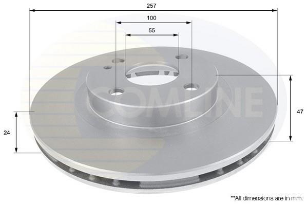 Купить ADC0437V Comline Тормозные диски Mazda 323 BJ (1.6, 1.8, 2.0)