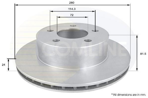 Купить ADC2302V Comline Тормозные диски Вранглер (2.4, 2.5, 4.0, 4.2)