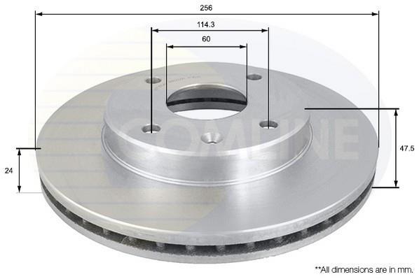 Купить ADC1054V Comline Тормозные диски Nubira (1.4, 1.5, 1.6, 1.8, 2.0)