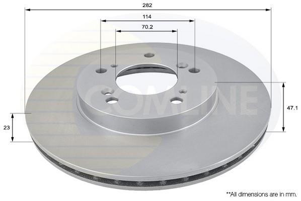 Купити ADC0531V Comline Гальмівні диски Integra 1.8 Type-R