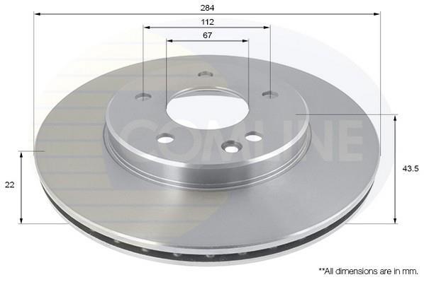 Тормозной диск ADC1602V Comline фото 1
