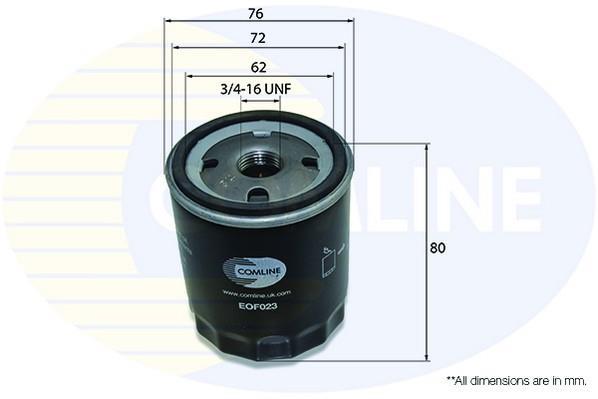 Купити EOF023 Comline Масляний фільтр  Мондео (4, 5) (1.5 EcoBoost, 1.6 EcoBoost, 1.6 Ti)