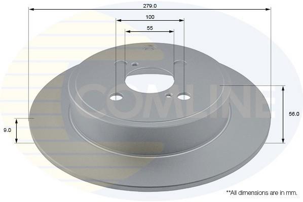 Купить ADC01116 Comline Тормозные диски Королла (110, 120, 140, 150) (1.4, 1.8, 2.0)