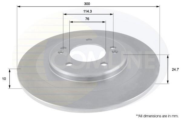 Купити ADC2411 Comline Гальмівні диски Hyundai i40 (1.6, 1.7, 2.0)