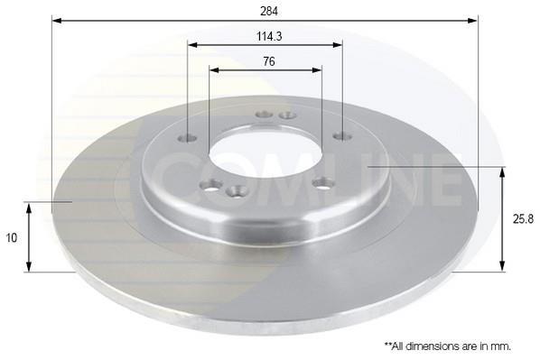 Купить ADC2421 Comline Тормозные диски Hyundai i30 (1.4, 1.6)