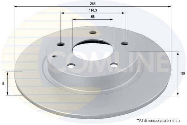 Купить ADC0477 Comline Тормозные диски Mazda 3 BM (1.5, 1.6, 2.0, 2.2)