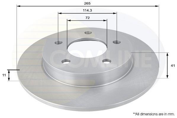 Купити ADC0448 Comline Гальмівні диски Mazda 3 (BK, BL) (1.3, 1.4, 1.6, 2.0, 2.2)