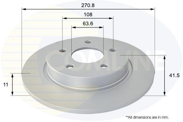 Купить ADC1247 Comline Тормозные диски Focus 3 (0.0, 1.0, 1.5, 1.6, 2.0)
