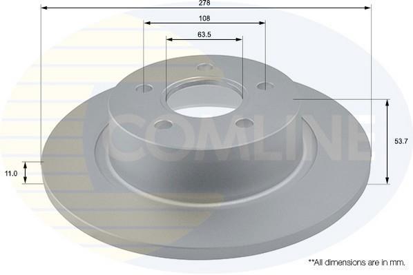 Купити ADC1226 Comline Гальмівні диски Торнео (1.8 16V, 1.8 TDCi)