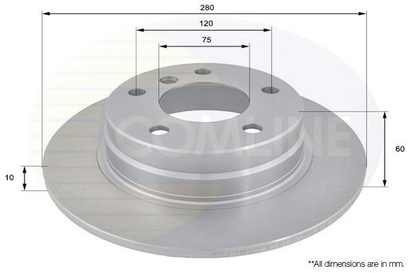 Купить ADC1706 Comline Тормозные диски BMW E46 (1.6, 1.8, 1.9)