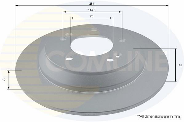 Купити ADC2812 Comline Гальмівні диски Carens (1.6, 1.7, 2.0)