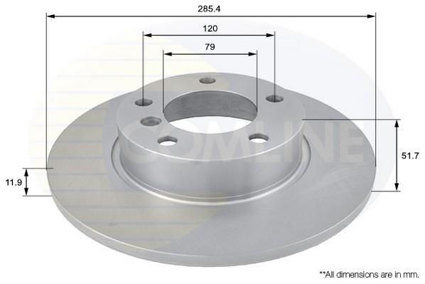Купить ADC1701 Comline Тормозные диски BMW E36 (1.6, 1.7, 1.8, 1.9)