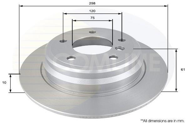 Купити ADC1724 Comline Гальмівні диски БМВ Е39 (2.0, 2.2, 2.5)