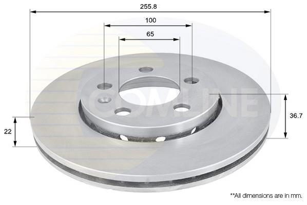 Купить ADC1407V Comline Тормозные диски Rapid (1.2, 1.4, 1.6)