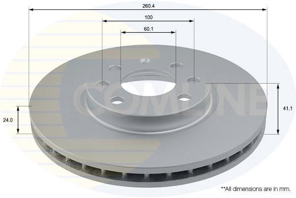 Купить ADC1112V Comline Тормозные диски Corsa C (1.2, 1.4, 1.7, 1.8)