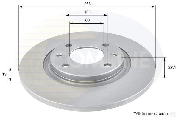 Купить ADC1521 Comline Тормозные диски C-Elysee (1.2, 1.6)