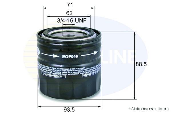 Купити EOF046 Comline Масляний фільтр  Мастер 1 (2, 28-35 2.0, 30 2)
