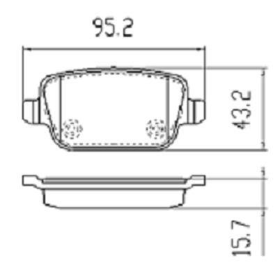 Купити FBP-1499 FREMAX Гальмівні колодки  XC70 (2.0, 2.4, 3.0, 3.2) 