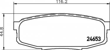 Купити NP1064 NISSHINBO Гальмівні колодки  Lexus LX (, 450, 470, 570) (450d, 460, 570) 