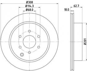 Купить ND2032K NISSHINBO Тормозные диски Pathfinder (2.5, 3.0, 4.0)