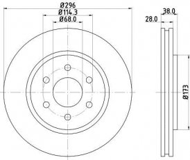 Купить ND2033K NISSHINBO Тормозные диски Pathfinder (2.5 dCi, 2.5 dCi 4WD)