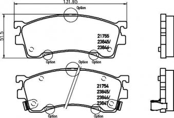 Купити NP5003 NISSHINBO Гальмівні колодки  Mazda 626 (1.6, 1.8, 2.0, 2.5) 