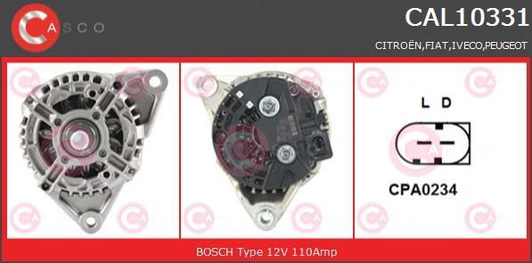 Купить CAL10331AS CASCO Генератор  Ducato 250