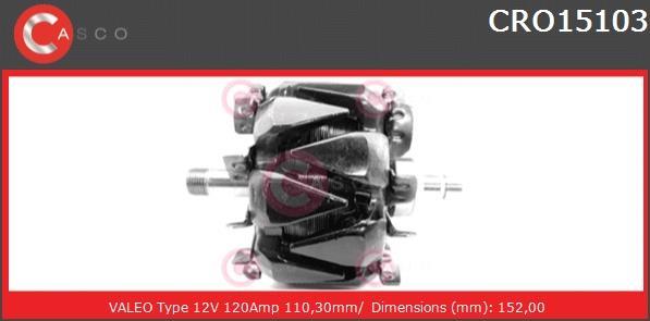 Купити CRO15103AS CASCO Ротор генератора