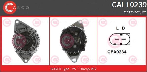 Купить CAL10239AS CASCO Генератор  Ducato (244, 250)
