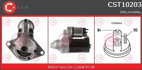 Купить CST10203AS CASCO Стартер Вектру Б 1.6 i 16V