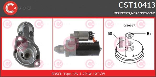 Купити CST10413AS CASCO Стартер G-CLASS W463 (G 500, G 55 AMG)