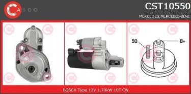 Купити CST10550AS CASCO Стартер GL-CLASS (GLE, GLS) (4.7, 5.5)