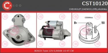 Купити CST10120AS CASCO Стартер Corsa (B, C, D) (1.0, 1.2, 1.4)