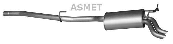 Купить 01.075 ASMET Глушитель Мерседес 210 (E 290 Turbo-D, E 300 Turbo-D)